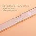 DUcare Retractable Lip Brush Travel Portable Vanity Lipstick Gloss Makeup Brush Tool(Gold)