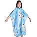Hiliss Hair Color Caps Cute Child Salon Barber Gown Cape Hairdressing Hairdresser Hair Cutting Waterproof Cloth (Blue)