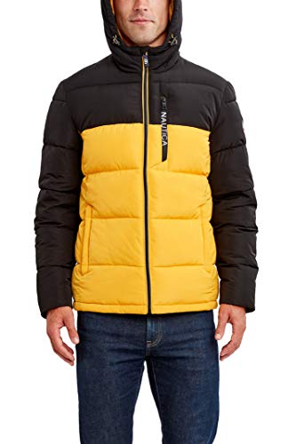 nautica men's waterproof hooded jacket