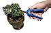Happy Hydro Trimming Scissors - Curved Tip - Titanium Coated Blades with Spring-Loaded Comfort Grip Handles - 4 Pack
