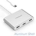 USB Type C Hub HDMI 4K, 3 USB 3.0 USB-C Hub Charging - Aluminum Compact and Lightweight - for MacBook, Chromebook and more