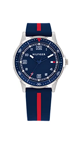 Reloj con Movimiento de Cuarzo de Tres Manecillas para Jóvenes con Correa de Silicona Azul Marina - 1720036