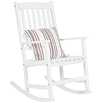Best Choice Products Outdoor Indoor Wood Rocking Chair Porch Rocker - White