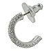Swarovski Crystal White Palace Half Hoop Pierced Earrings 1145718