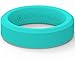 BONDWELL Silicone Wedding Ring for Women (Teal) Save Your Finger & A Marriage Safe, Rubber, Durable Band for Active Athletes, Wives, Yoga, Workout, Medical - 100% Guarantee (8)