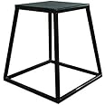 Rage Fitness Steel PlyoBox12-18-24-30Inch High Anti-SlipPlyometric JumpBoxes For Agility,Stamina And Conditioning StrengthTraining(Sold Individually)Plyometric Platform Step Up Box Jump For Home & Gym