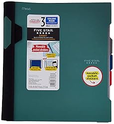 Five Star Advance Spiral Notebook + Study App, 3