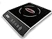 GasOne Gas One 1800-Watts Portable Multi-function Induction Cooker with Sensor Touch Button Control and Timer ES-300, Black