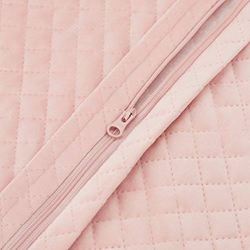 Amazon Basics Quilted Minky Weighted Blanket Cover 60" x 80" (Full