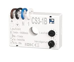 Trailing-relé CS3-1B Interruptor Temporizador para Extractor de baño
