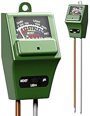 Soil Plant Moisture Meter, 3-1 Soil Moisture pH Light Meter, Water Sensor for House Indoor Outdoor Plants, Test Kit for Garden Soil-Tester for Plant Testing Tools -Plant Care- Moisture Sensor
