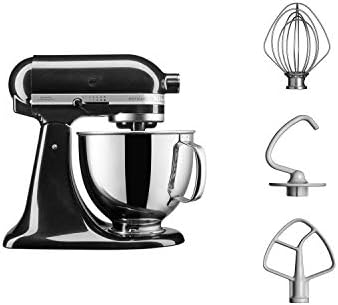 Kitchenaid Artisan Tilt Head Stand Mixer Onyx Black 4 8 Litre 5ksm125bob Buy Online At Best Price In Uae Amazon Ae