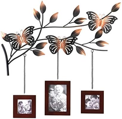 Koehler Home Decor Butterfly Wood Picture Photo Memories Frames Hanging Wall Decor