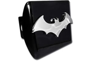 ELEKTROPLATE Batman Bat Black All Metal Hitch Cover