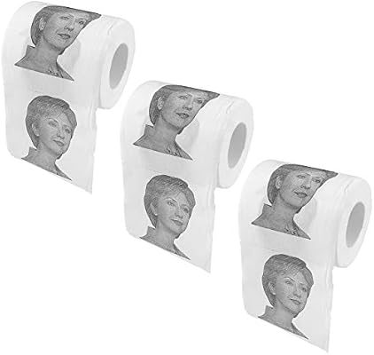 Fairly Odd Novelties Hillary Clinton Novelty Toilet Paper Set Of 3 Amazon Ae