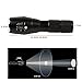 LED Tactical Flashlight,SGODDE Rechargeable High Powered Handheld Flashlight-Ultra Bright Portable Outdoor Water Resistant Torch with Zoomable Adjustable Focus 5 Modes Flashlight for Hiking,Camping