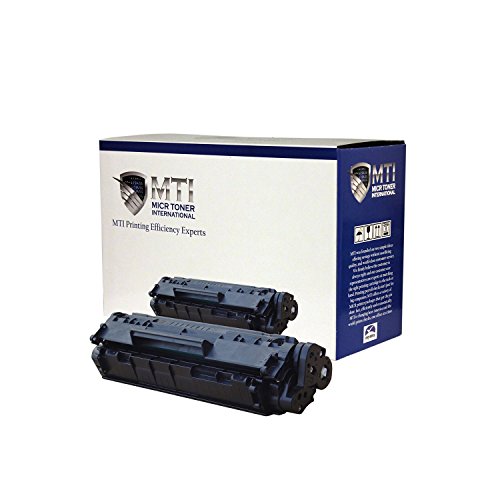 MTI MICR HP Q2612A (12A) Compatible MICR Toner Cartridge for HP LaserJet 1010, 1012, 1015, 1018, 1020, 1022, 1022n, 1022nw, 3015, 3020, 3030, 3050, 3052, 3055, M1319, M1319f