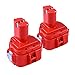 Topbatt 2Packs 12V 2.0Ah NI-Cd Replacement Battery for Makita Cordless Tools 1200 1220 1201 PA12 1222 1233S 1233SA 1233SB 1235 192681-5