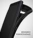 Ringke Onyx Compatible with Xperia XZ2 Compact Case Brushed Metal Design Flexible & Slim Dynamic Stroked Line Pattern Durable Anti Slip for Sony Xperia XZ 2 Compact Case - Black