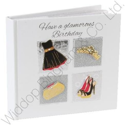 Talking Pictures Fanfare Collection 4" x 6" Photo Album - Have A Glamorous Birthday