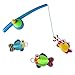 Bath Toys Fishing Game with Floating Fish Enjoy Bathing Fun Time Great Gift for Baby Kids Girls Boys 2 3 4 Years Old Early Education,Random delivery