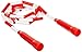Sportime Jump Rope with Plastic Links, 7 Feet, Red