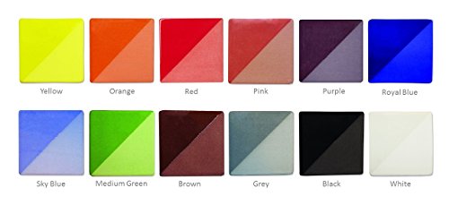 Speedball 001085 Underglaze Sampler Pack, 12 Pack, 2 oz, Multicolor