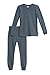 City Threads Little Boys Thermal Underwear Set Perfect for Sensitive Skin SPD Sensory Friendly, Mindnight- 3T
