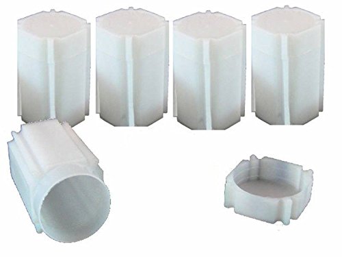 Coin Safe-Square American Silver Eagle Coin Tubes, Pack of 5 Tubes