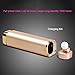 2 in 1 Mini Bluetooth Earpiece,V 4.1 Lipstick-Sized Portable In-Ear CVC 6.0 Noise Cancelling Hands-free Bluetooth Earphone with 900Amh Intelligent Power Bank