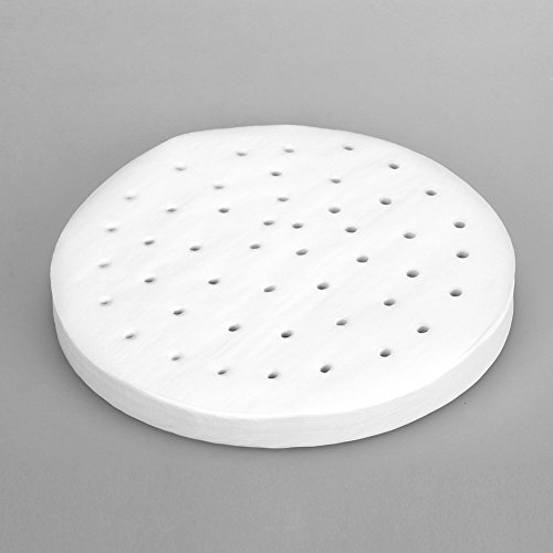 Air Fryer Parchment Paper Liners, 400 pcs 9 Inch LC-dolida Non-Stick Parchment Paper Circles Sheets Round for Bamboo Steamer/Steaming Basket/Baking Cakes/Cooking - Thumbnail 5