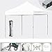 Eurmax 10'x10' Easy Pop up Canopy Outdoor Commercial Instant Trade Shade White