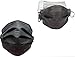 Famixyal Adult Black Disposable Dust Mask Dental Medical Surgical Ear Loop Face Mouth Masks 4 Layers Thicken Non-woven Activated Carbon Face Mask (25 pcs individually package)