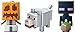 Minecraft Collectible Figures Wolf, Enderman & Snow Golem 3-Pack, Series 1