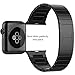 Apple Watch Band, JETech 38mm Stainless Steel Link Bracelet with Butterfly Closure Replacement Bands for Apple Watch All 38mm Models (Black) - 2229