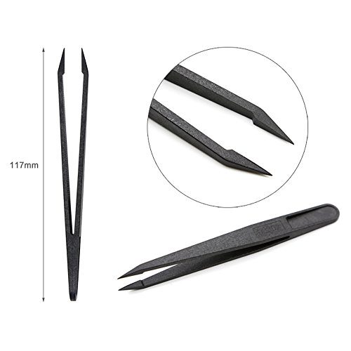 E.Durable Professional Safe Opening Pry Tool Repair Kit with Non-Abrasive Nylon Spudgers, Anti-Static Tweezers, Plastic Pry bar, Etc
