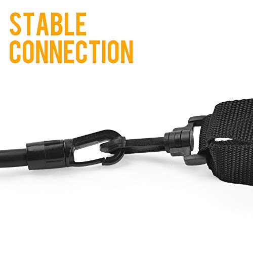 WOLFWILL Swim Resistance Belt - Strength Training Exerciser with Drag Parachute and Elastic Tether for Stationary Resistance Training/Endless Pool - Adult Kid Amateur Use