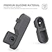 AhaStyle 3 in 1 Charging Stand Silicone Desktop Dock Holder [Chargers NOT Included] Compatible with Apple Watch, AirPods Pro/AirPods / AirPods 2 and All iPhone Models(Dark Grey)