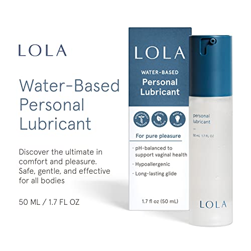 LOLA Personal Lubricant Water Based Lube For Women, Unscented
