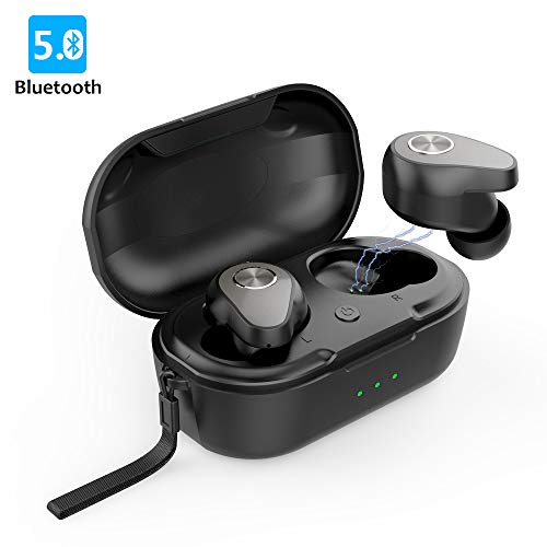 AAJO Wireless Earbuds Bluetooth Headphones 18H Playtime,HD Stereo Sound True Wireless Earbuds Bluetooth 5.0, Auto Pairing Bluetooth Earphones TWS Stereo Sound Mini Headset with Portable Charging Case