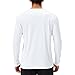 NAVISKIN Men's Sun Protection UPF 50+ UV Outdoor Long Sleeve Shirts White Size XL