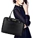 EDODAY Laptop Tote Bag, 15.6 Inch Computer Bags Women Shoulder Laptop Case Work Bags for Women,Black,Graduation Gifts