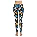 InterestPrint Custom Halloween Ghost Sugar Skull Stretchy Capri Leggings Skinny Pants for Yoga Running Pilates Gym(2XS-5XL)