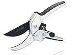 Gonicc 8" Professional SK-5 Steel Blade Ratchet Anvil Pruning Shears(GPPS-1006), Ratcheting Mechanism, Anvil groove design, Reinforced Design Handle, Garden Shears Clippers, Anvil Pruner