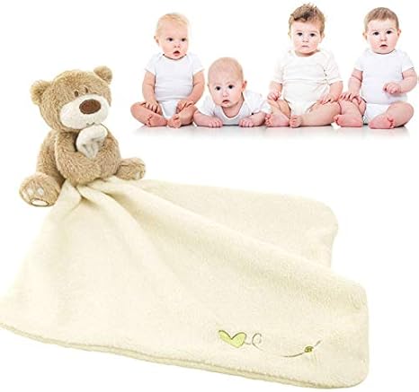 Amazon Co Jp Wandofo 30cm 子供 赤ちゃん 子供 アピールタオル 抱きしめたくなる ブランキー ぬいぐるみ クマの癒し効果 滑らか ホーム キッチン