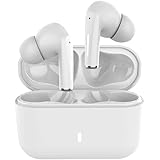 Wireless Earbuds, Active Noise Cancelling Earbuds with Bluetooth 5.2 - Portable Charging Case - Microphone, 8H Active Noise R