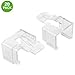 20 Pack Plug SOS Clips in White, for RJ45 Connector Fix/Repair and Color Coding/Management, NO Crimp Tool Needed