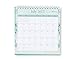Blue Sky 2017-2018 Academic Year Monthly Desk Calendar with Stand, Twin-Wire Bound, 6