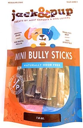 Jack&Pup Mini Bully Sticks 7.8 oz Bag