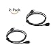 Fitbit Charge HR Charger, QIBOX 2PCS 3.3FT Replacement USB Charging Cable for Fitbit Charge HR Wireless Activity Wristband 100cm